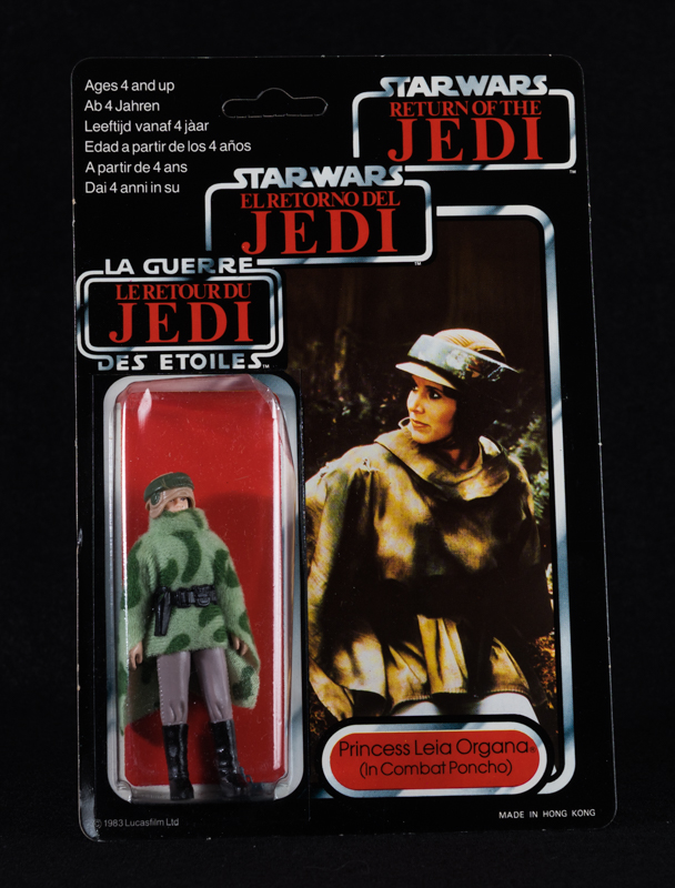 Princess Leia - Combat Poncho  Return of The Jedi Tri Logo Card